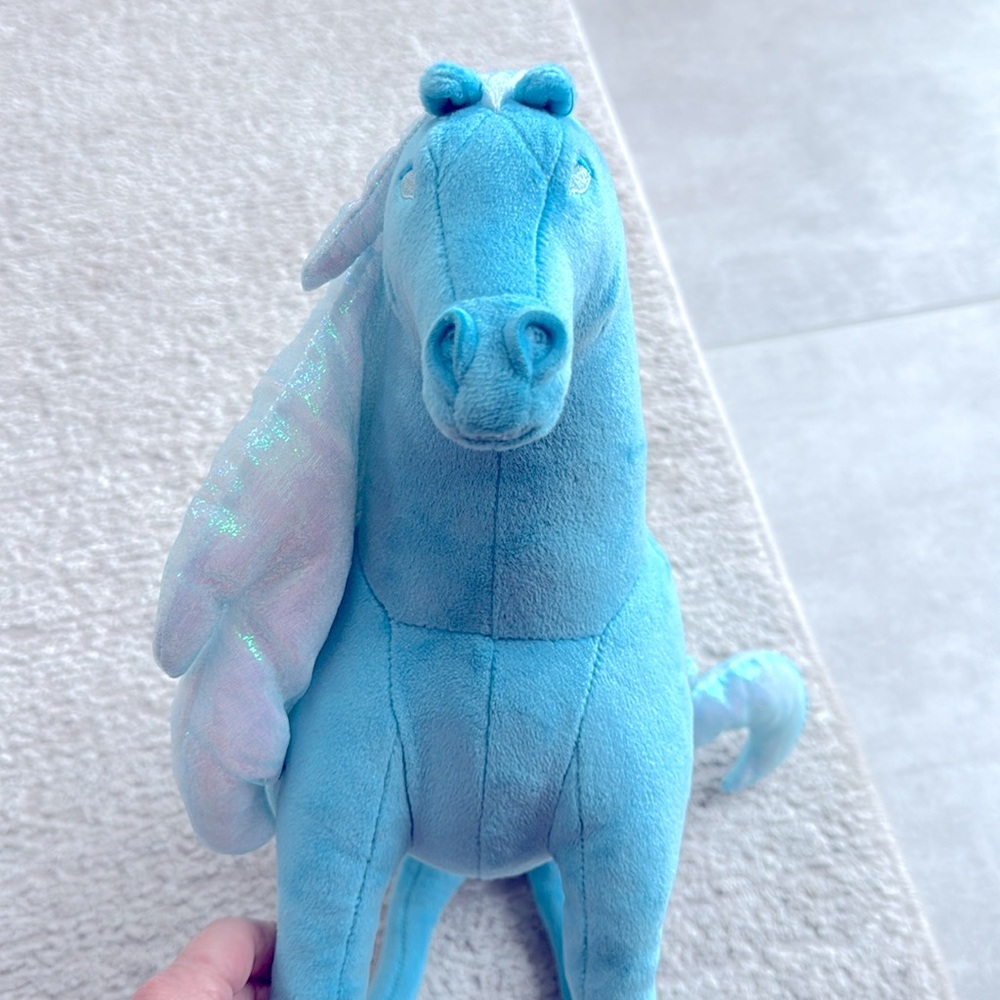 *LIKE NEW* Disney Store Frozen 2 Nokk Poseable Blue Horse Plush Collectible Toy - Picture 6 of 7